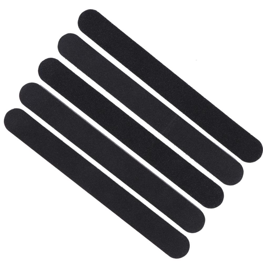 5Pcs EVA, sanding paper Black Sand Nail Buffing Strip False Nail Edge Trimming and Smoothing