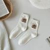 Wind Women'S Socks Idea Yarn Cute Cartoon Small Animal Mori College Wind Women'S Cotton Socks Medium Tube Socks