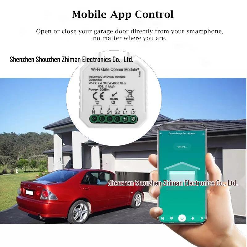 ZIGBEE Tuya Умный контроллер гаражных ворот