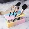 DIY Epoxy Resin Handmade Makeup Box Makeup Brush Insert Makeup Brush Contactless Classification Insert Silicone Mirror Mold
