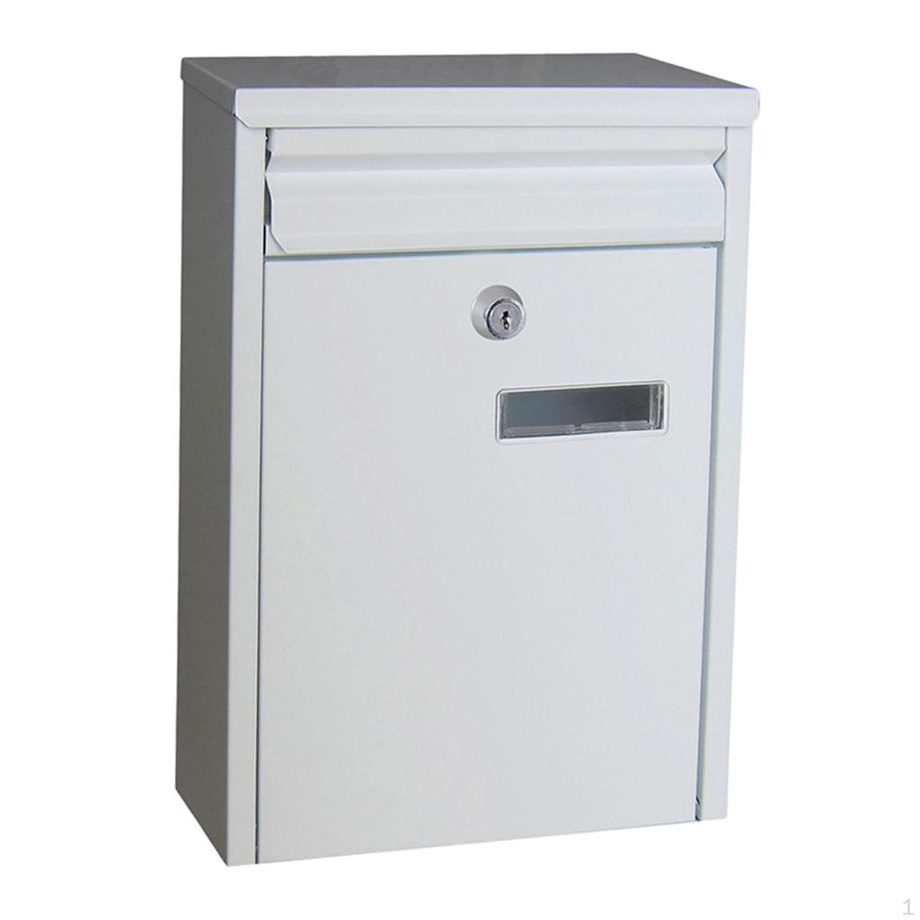 Настенный почтовый ящик, держатель для газет, металлический почтовый ящик большой емкости, подвесной почтовый ящик