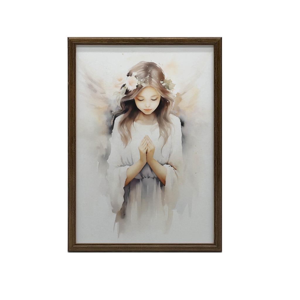 Plakat Anioł W Subtelności Plakat Anioł W Subtelności, 30X40 Cm, Bez Ramy, Płótno Premium Na Blejtramie