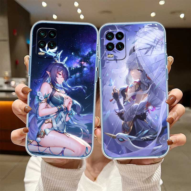 NH29 Genshin Impact Transparent Phone Case for Motorola Moto Edge 20 30 40 50 S30 Fusion Ultra Pro Neo Lite + G200 G23