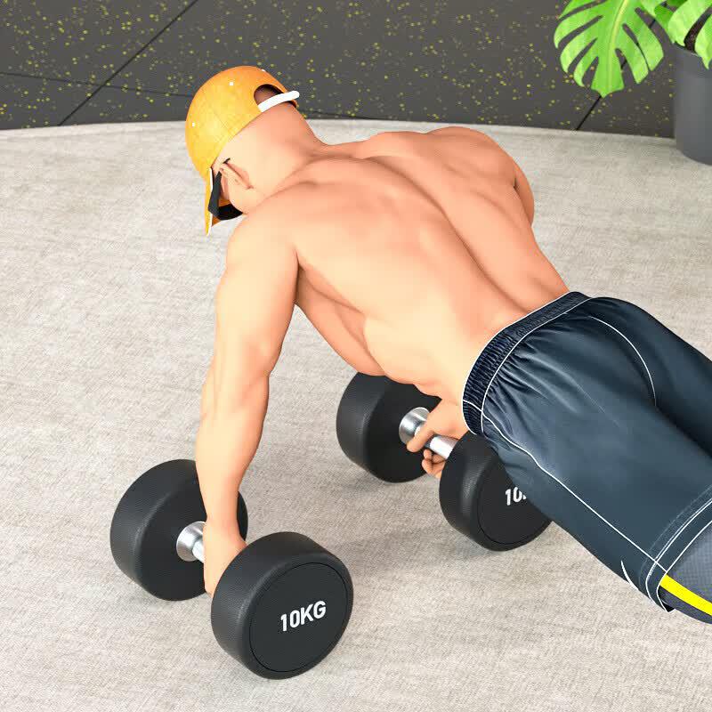 Yongyang Fixed Dumbbell Set with A-Frame Rack
