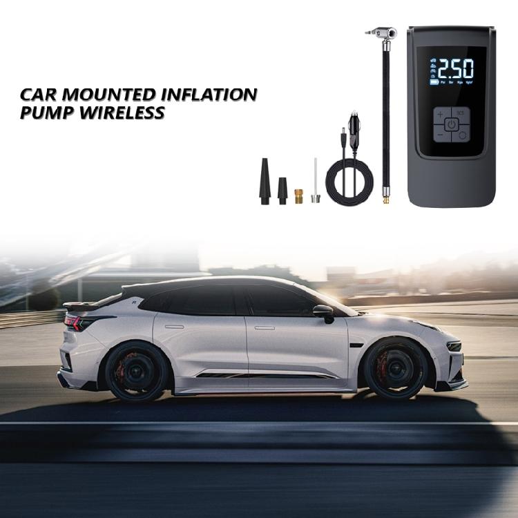 Цифровой дисплей Накачка шин для автомобиля, велосипеда, мотоцикла Автомобильный воздушный компрессор Воздушные насосы с фонариком Накачка шин