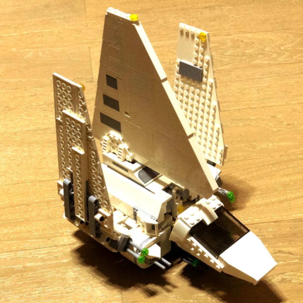 660 ШТ. MOC Известная Серия Фильмов Мини Летательный Аппарат Шаттл Империи Модель Строительные Блоки Кирпичики Подарок на День Рождения Фестиваль