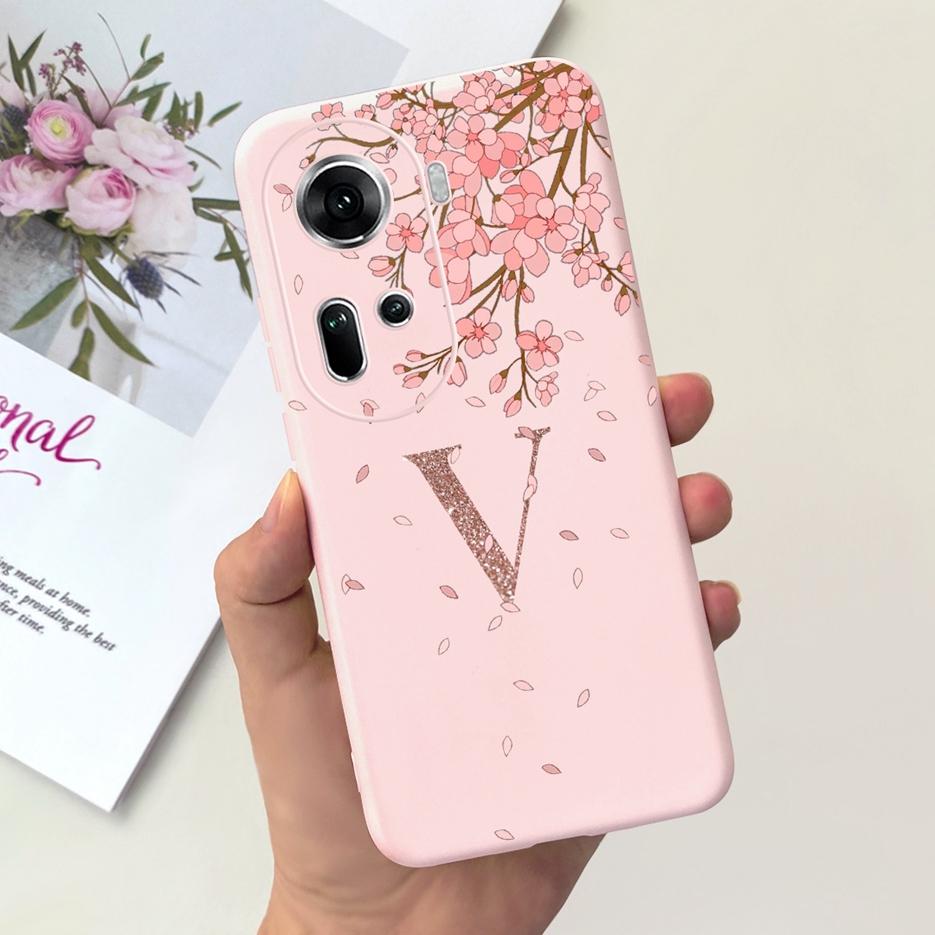 Чехол для Oppo Reno 11 5G Reno11 F Милая корона Буквы Чехол Мягкий силиконовый чехол для телефона Для Oppo Reno11 Pro Reno 11F Задняя крышка Сумки