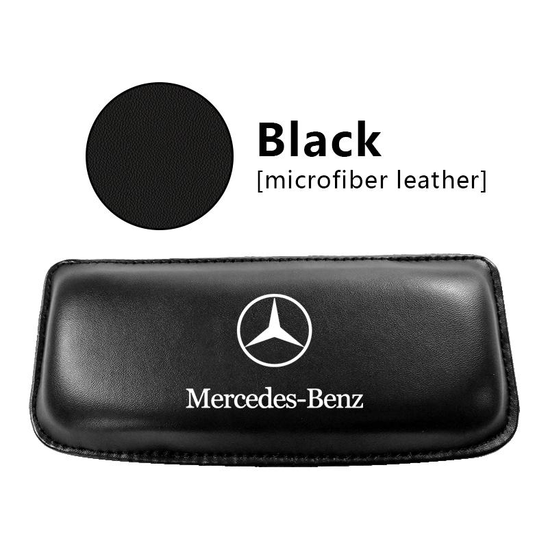 Подушка-накладка на колено из ПУ кожи для автомобиля, Автомобильная внутренняя накладка, Эластичная подушка для Mercedes-Benz AMG C500 C200 C300 A B C E GLA CLA GLK GL ML GLE