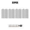 100 Pcs Corner Braces Joint Stainless Steel Angle Code Corner Bracket Trapeziform Angle Code Shelf Support Fastener With Screw