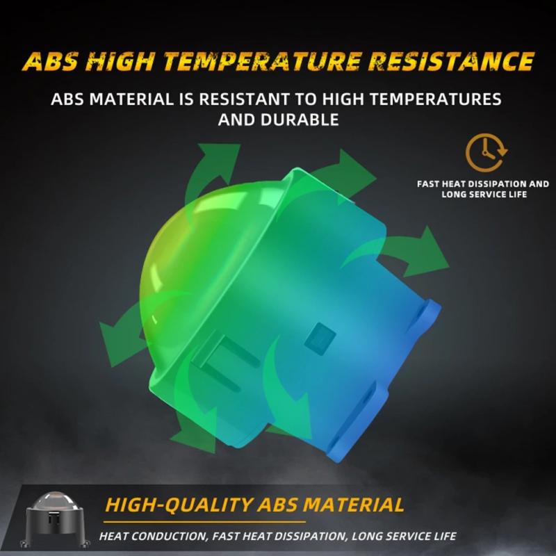 Car Devil Eyes Lens Lights 12-36V Demon Red Eye Dynamic Headlight Assembly With Remote Control Auto Retrofit Accessorie