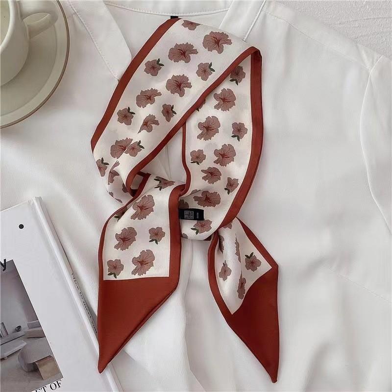 Шелковый шарф Qiandongge, повязка на голову в стиле ретро, завязанный хвост, бант, лента, повязка на голову, повязка на голову Mori Series