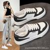 Platform White Shoes Women's 2025 Autumn New Versatile Breathable Comfortable Board Shoes Round Head Student Sports and Leisure Shoes