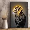 Senna Neon Racing Suit Print Poster Modern Graffiti Wall Painting On Canvas Retro Painting for Decorating the Living Room
