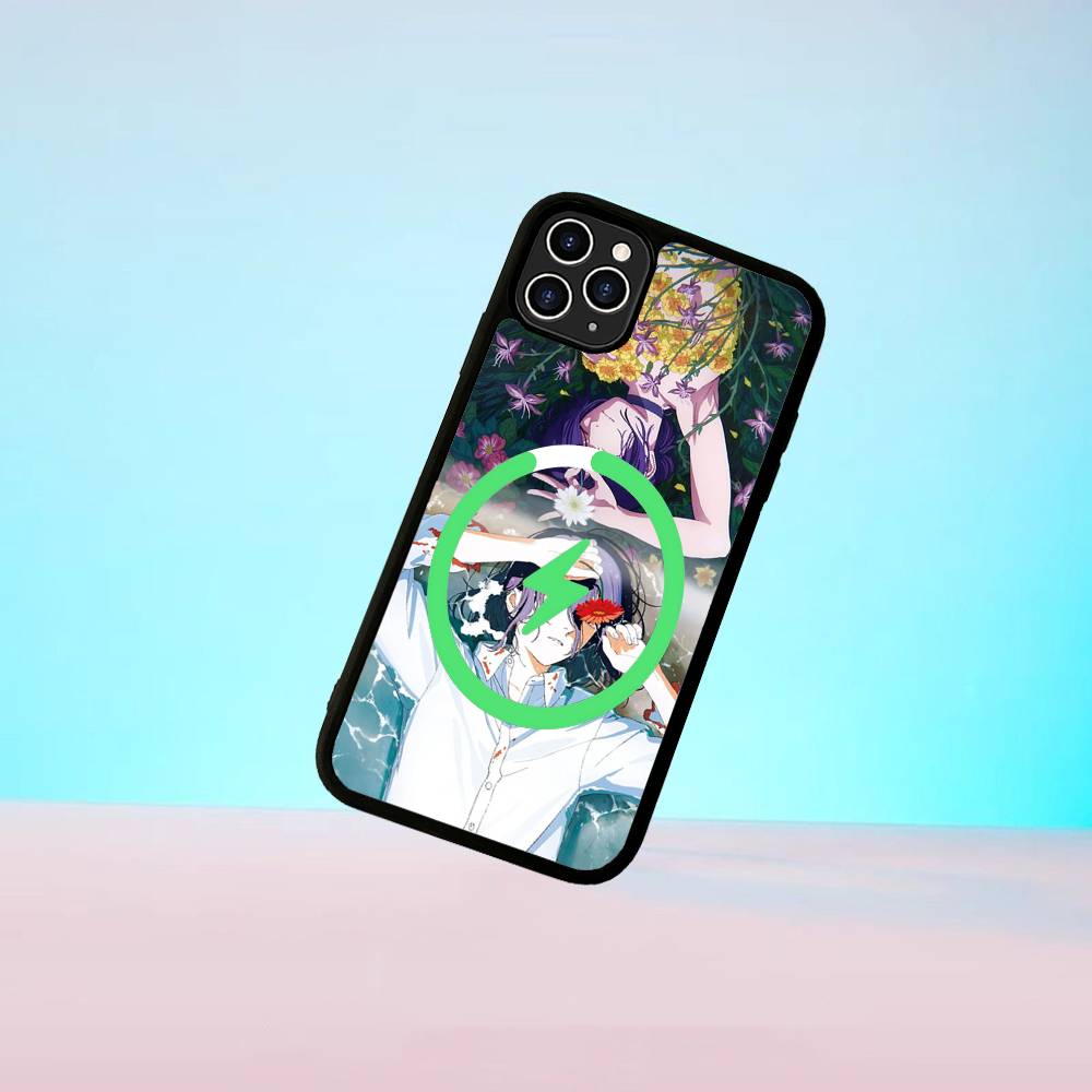 Аниме C-Человек-бензопила Магнитный матовый чехол для телефона Для IPhone 16 17 15 14 13 12 11 Для Magsafe Беспроводная зарядка Чехол