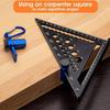 Aluminum Alloy Stair Gauge Non Slip Stair Rafter Gauge Clamp  Framing Square Applications