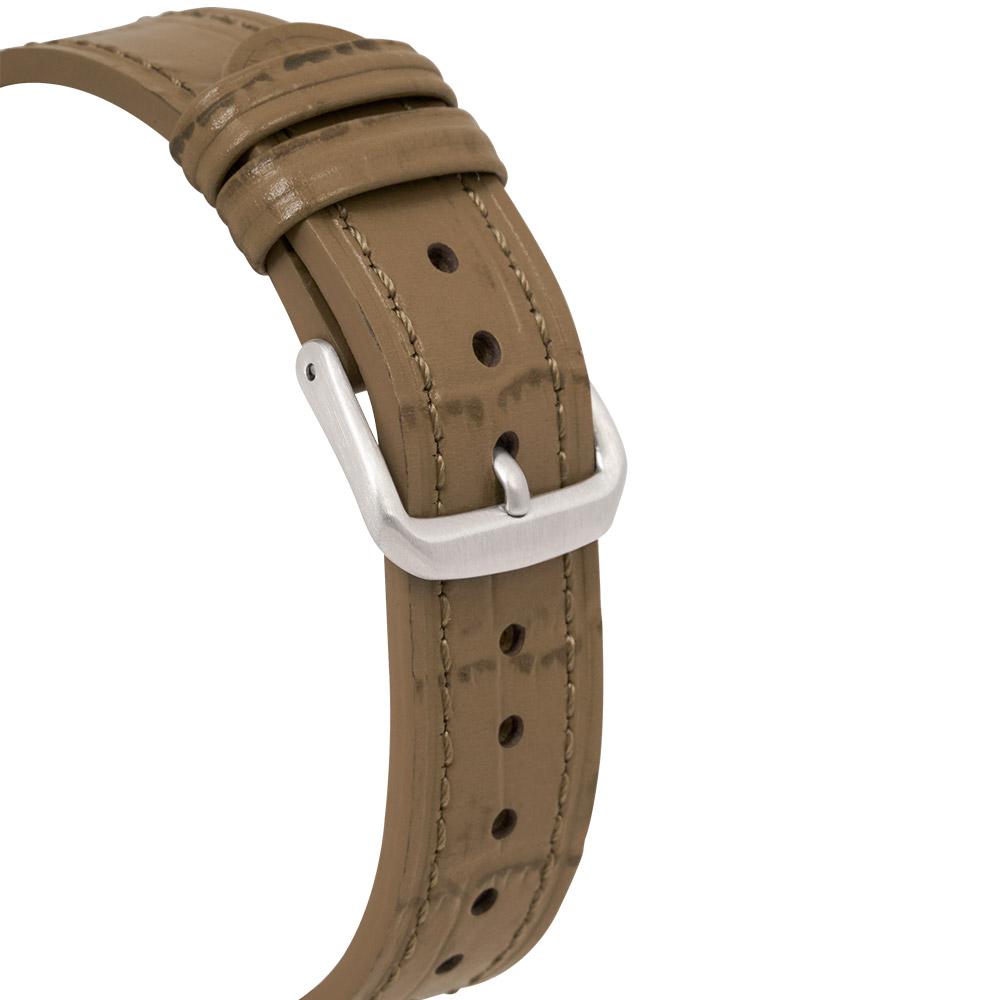Loideu [Совместимо с Apple Watch] Коричневый кожаный ремешок с узором под крокодила Ll2S22904Psn