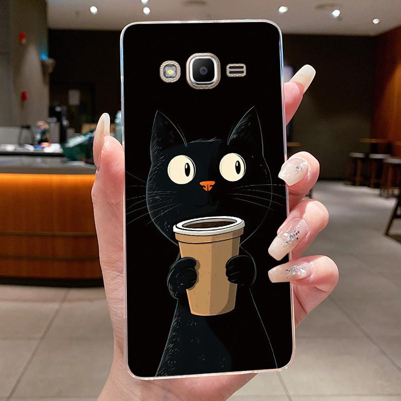 Casing For Samsung Galaxy J2 Prime / J2 Ace / Grand Prime SM-G530 G531H G532F G532G Cute Cool Boys Girls Transparent Phone Case