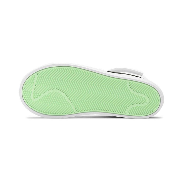 Nike Blazer Mid 77 SE PS Double Swoosh — белые паровые зеленые детские кроссовки дымчато-серые черные DD1848-100