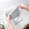 Folding Cloth Storage Rack Bottle Drying Rack Countertop Dishcloth Cleaning Dryer Drainer Storage Shelf Cup Hanging Holder