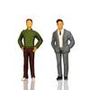 1:100/1:150/1:75/1:50 Scale Train Scenery People Figures DIY Character Model Building Passengers