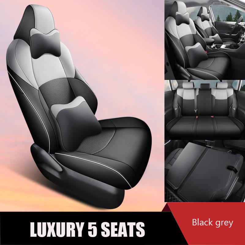 Full Coverage Car Seat Covers For Toyota CHR 2020-2025 Leather Interior Non-slip Seat Cushion Protective Automotive Parts