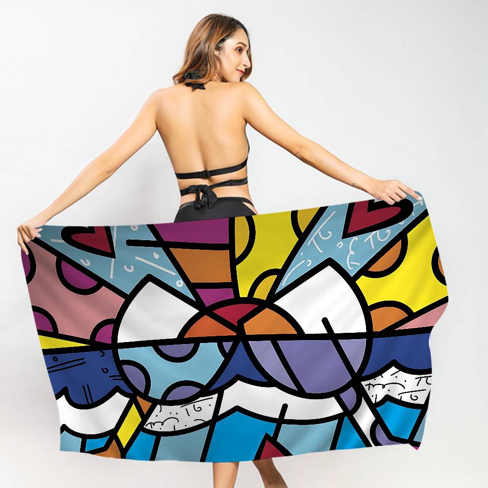 B-Britto Банное полотенце Микрофибра Мягкое Впитывающее Дышащее Для Девочки Детей Декоративное Мультяшное Пляжное полотенце