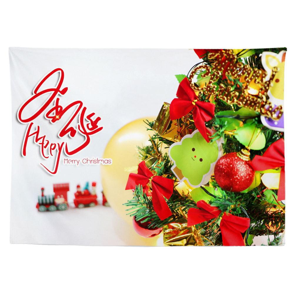 Рождественский гобелен, подвесная ткань, цифровая теплопередача, экологически чистая комната, детская комната, общежитие