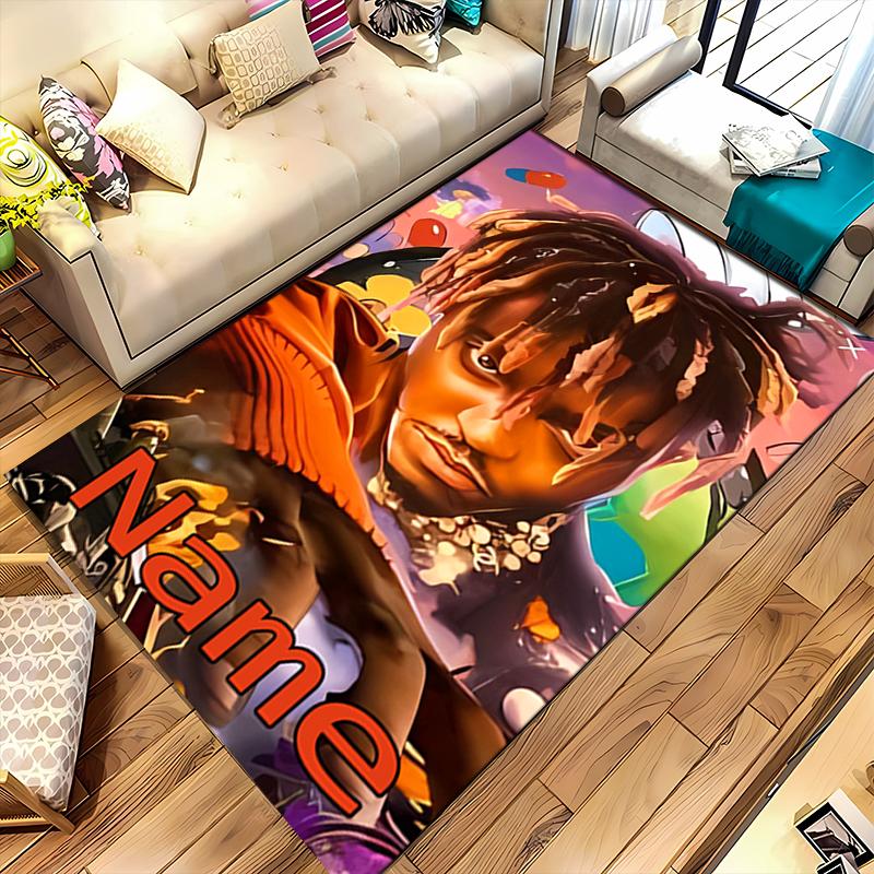 Custom personalization Juice WRLD Area Rug - Perfect For Kitchen, Bathroom,Laundry Room Decor Large Size Available,Gift All Seasons