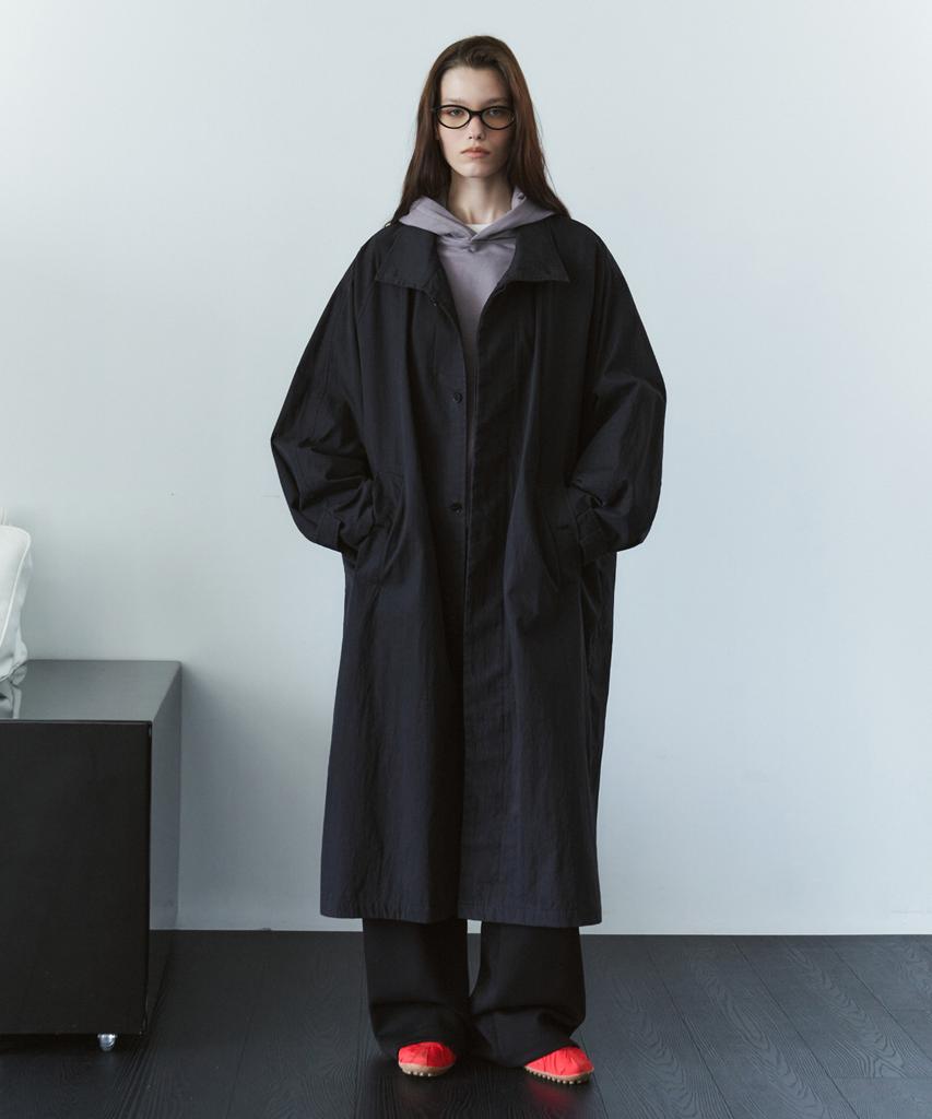 SIYAZU Siot4205 Field Trench Long Coat_Black