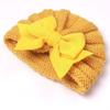 Autumn and winter children's warm knitted hat, baby bow Indian hat, baby wool hat