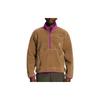 THE NORTH FACE Sweatshirts Men's Brown Purple Turtleneck Moderate Regular (Unisex) Sweatshirts NF0A7URN IAE