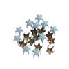 20Pcs 5/6mm Handmade Star Buckles Decor Sewing Accessories Love Buttons Buckles Doll Clothing