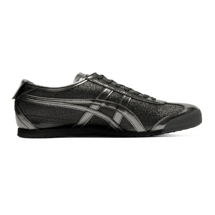 ONITSUKA TIGER MEXICO 66 Низкие повседневные кроссовки Женские Черные Серые Кроссовки 1183C480-001