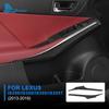 Наклейка из настоящего углеродного волокна для Lexus IS250 300 350 200T 2013-обшивка двери автомобиля, внутренняя крышка автомобиля, Стайлинг