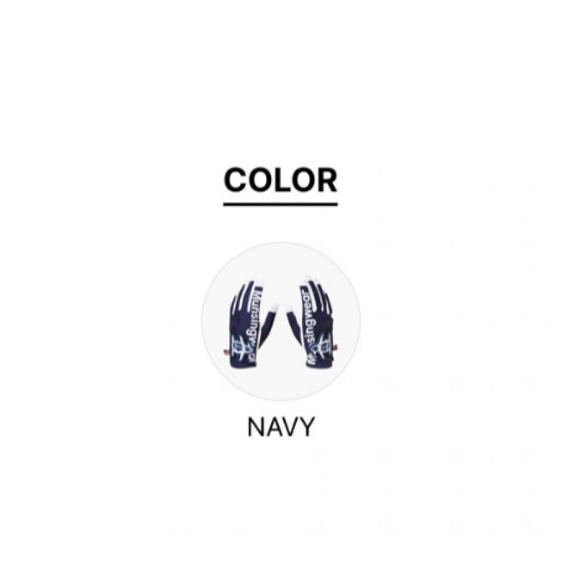 MunSingwear Women S Print gloveS Navy Mr112lgl21