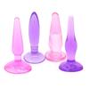 4 Pieces Mini Anal Plug Anal Stopper Silicone Anal Plug Can Be Attached To Finger Anal Dildo Beginner Unisex Random Color