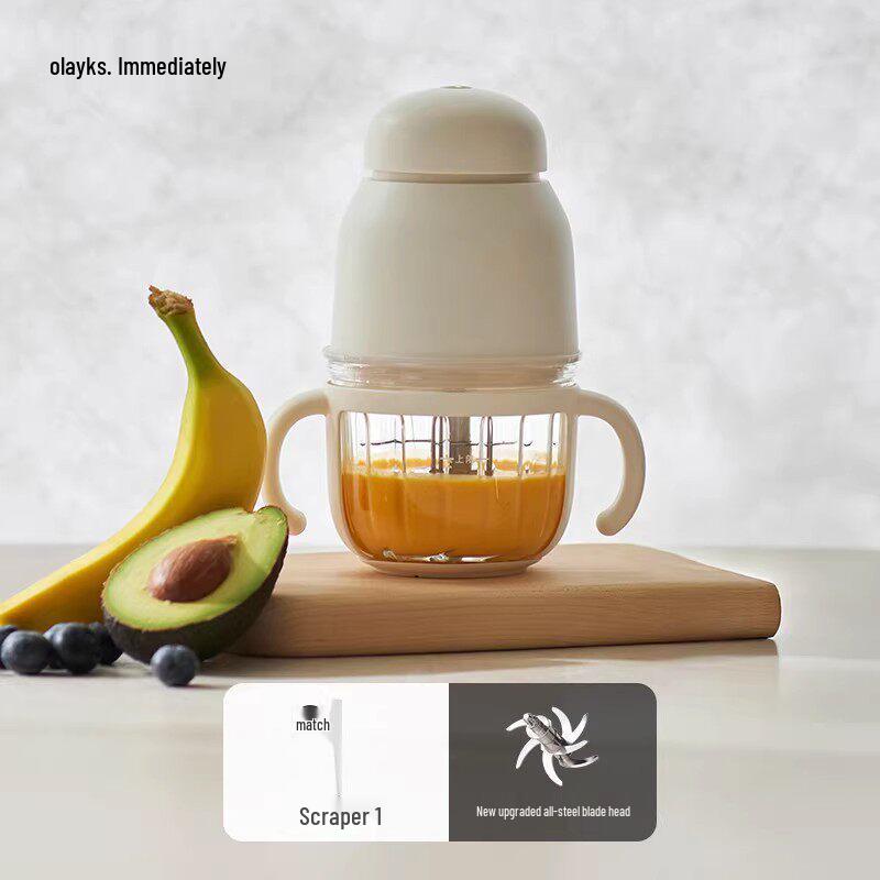 Мгновенный прибор для приготовления детского питания Olayks: Многофункциональный блендер и измельчитель для пюре, каш и фарша