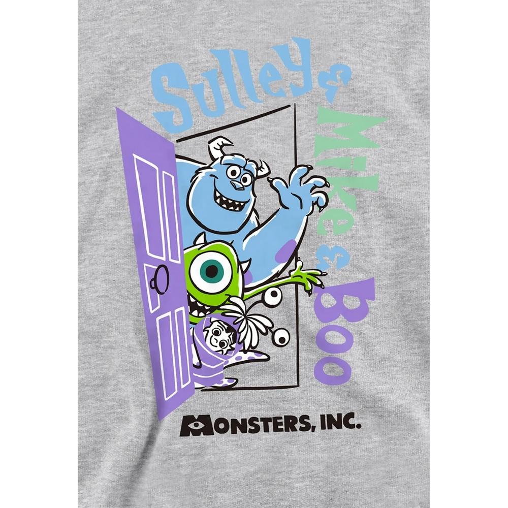 Monsters Inc Childrens/Kids Icons Heather Hoodie