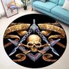 Masonic Round Carpet Freemasonry Non-slip Rug Freemason Living Room Large  All Seeing Eye S Tea Table or Chair Mat