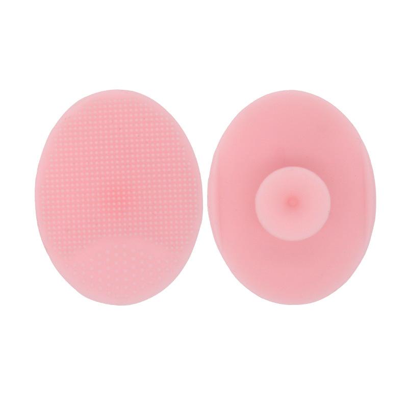 Face Scrubber Soft Silicone Facial Cleansing Brush Face Exfoliator Blackhead Acne Pore Pad Cradle Cap Face Wash