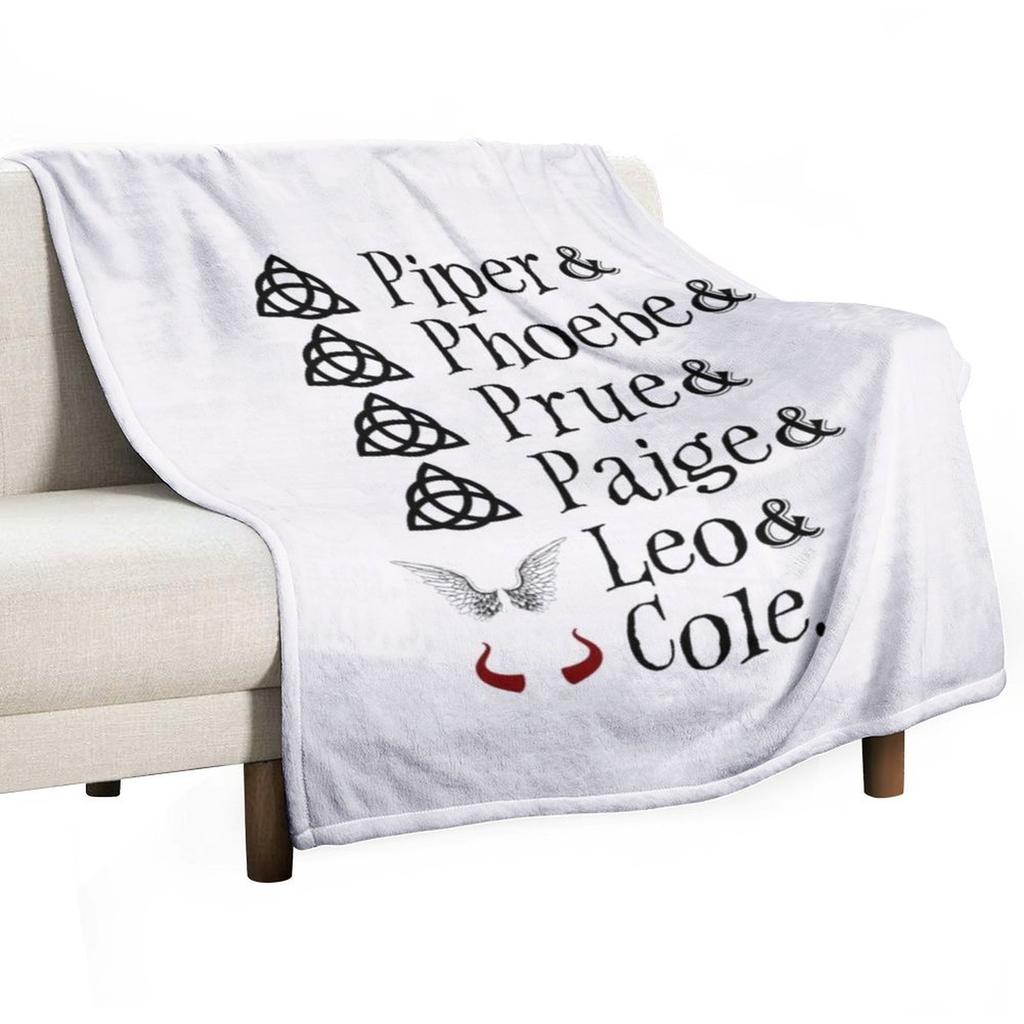 Charmed Names Classic Throw Blanket funny gift for babies Decorative Sofa Bed Blankets