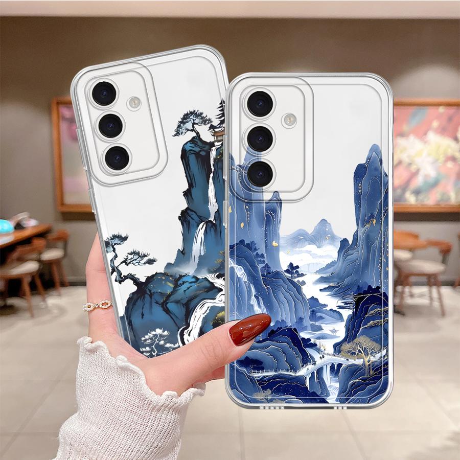 Чехол для Samsung Galaxy A57 A52 A52 A17 A54 A15 A26 A24 A36 A37 A56 A25 A51 A14 A16 A34 A35 A55 Чехол для телефона A33 A50 Горное искусство