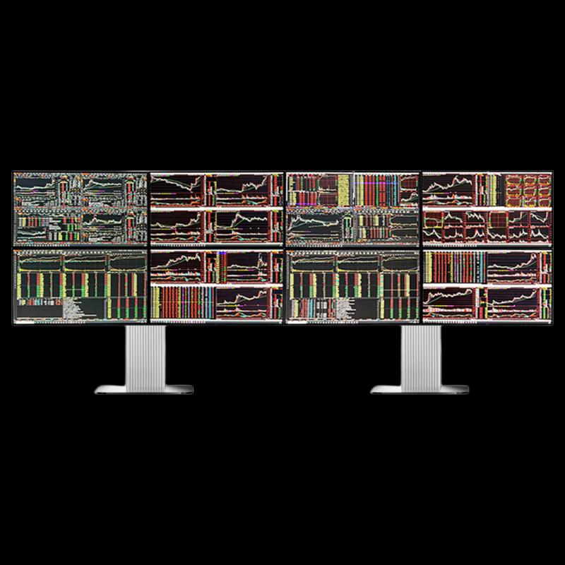 Zhilisheng Octa-Screen Trading Workstation (CN version)
