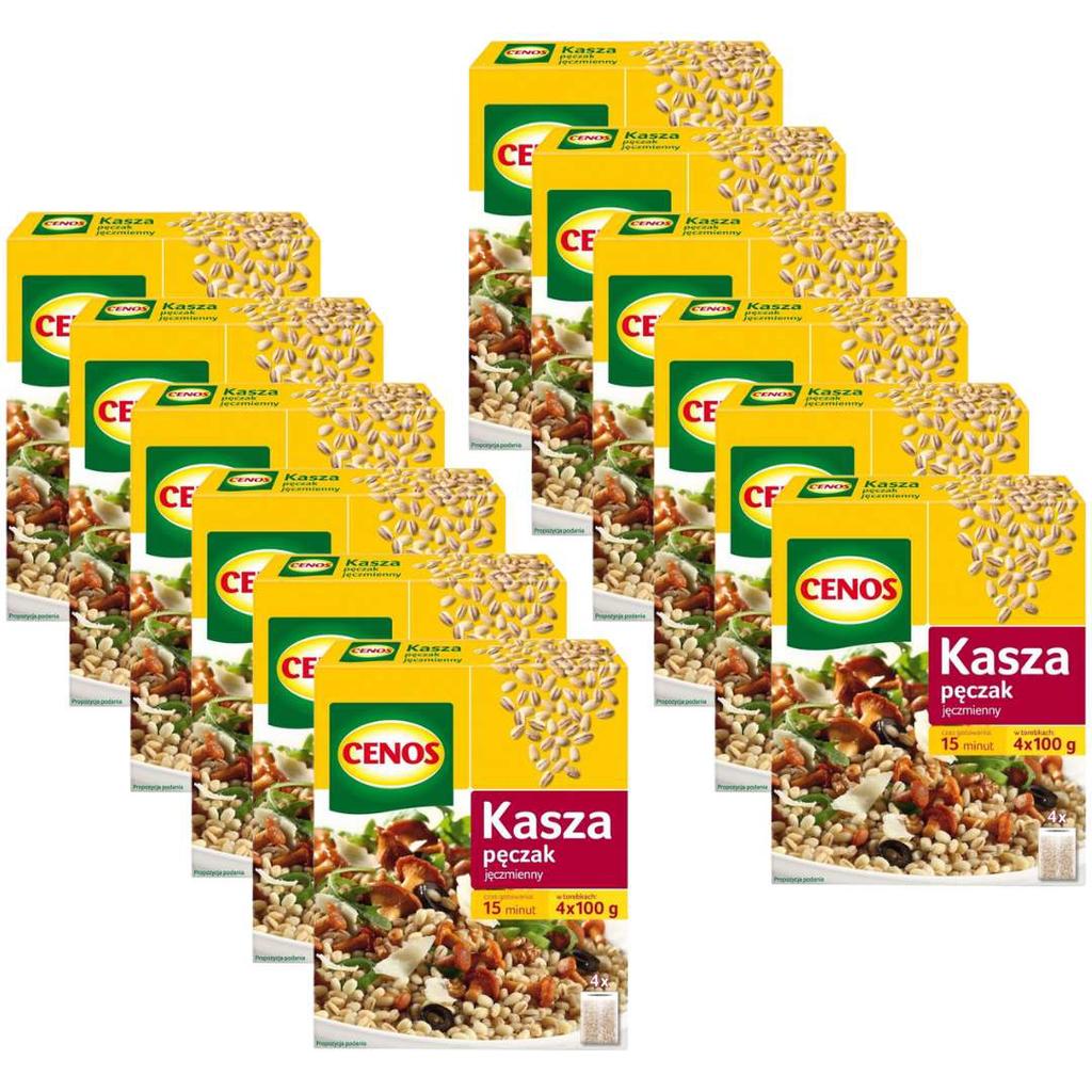 Каша пшенная перловая Cenos 400 г (4 пакетика) x 12 штук