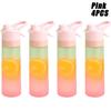 1-8PCS Spacious Outdoor Use Portable Handy Cup Straw Mist Water Bottle Running Exercise Outdoor Use Athletic Drinking Water Bottle