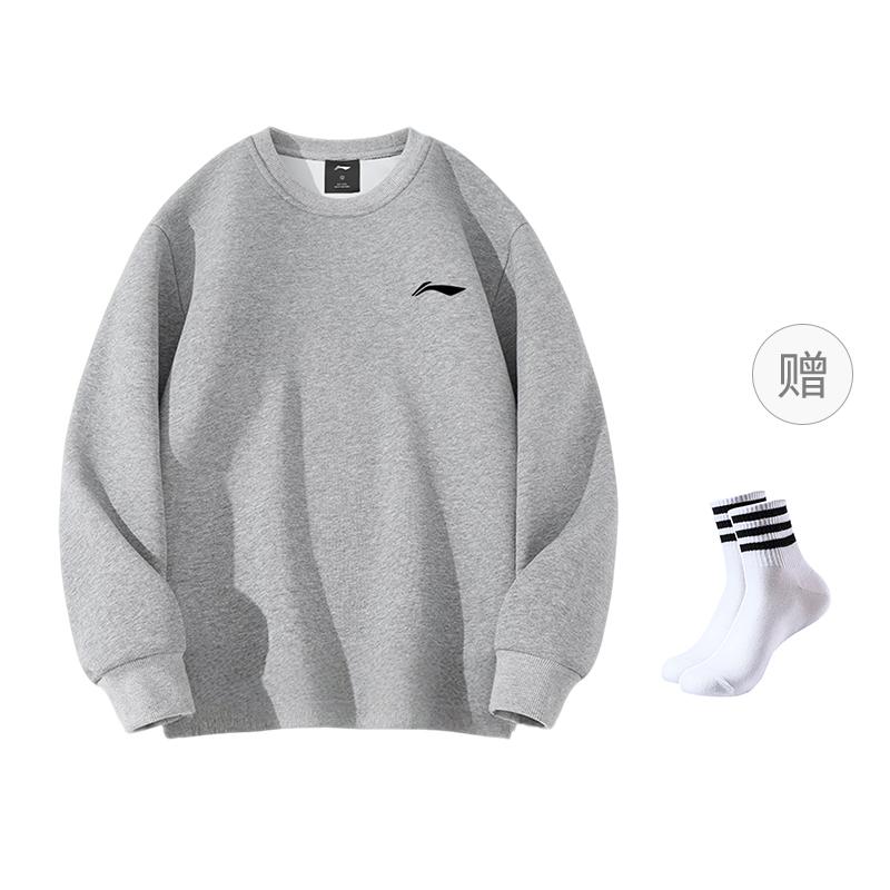 Толстовки Li Ning Мужские с круглым вырезом Средняя Обычная AWDTC73-2