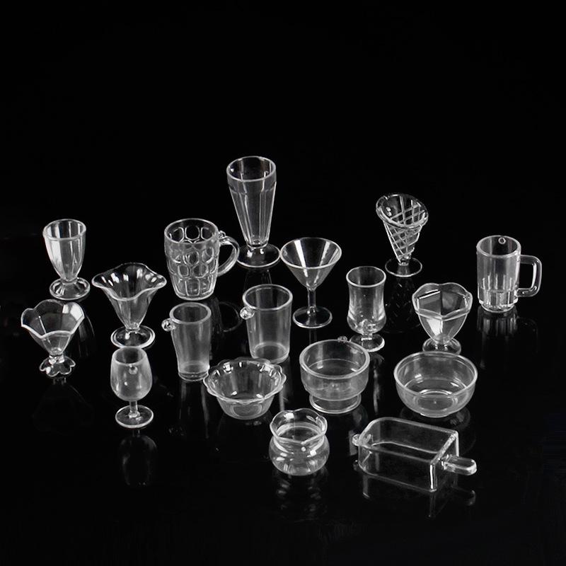 Миниатюрный пластиковый стаканчик для DIY-мороженого, аквариума, сока и лепки из глины