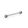 SATA 46207 Fully Polished Double Ring Ratchet Wrench