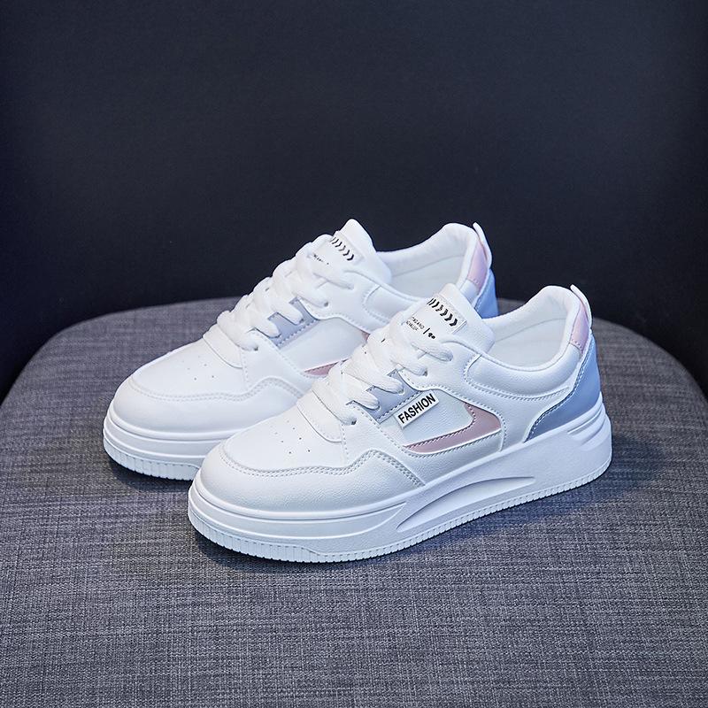 ins basic women's 2026 spring new breathable thick baseplate shoes female student shoes QR663
