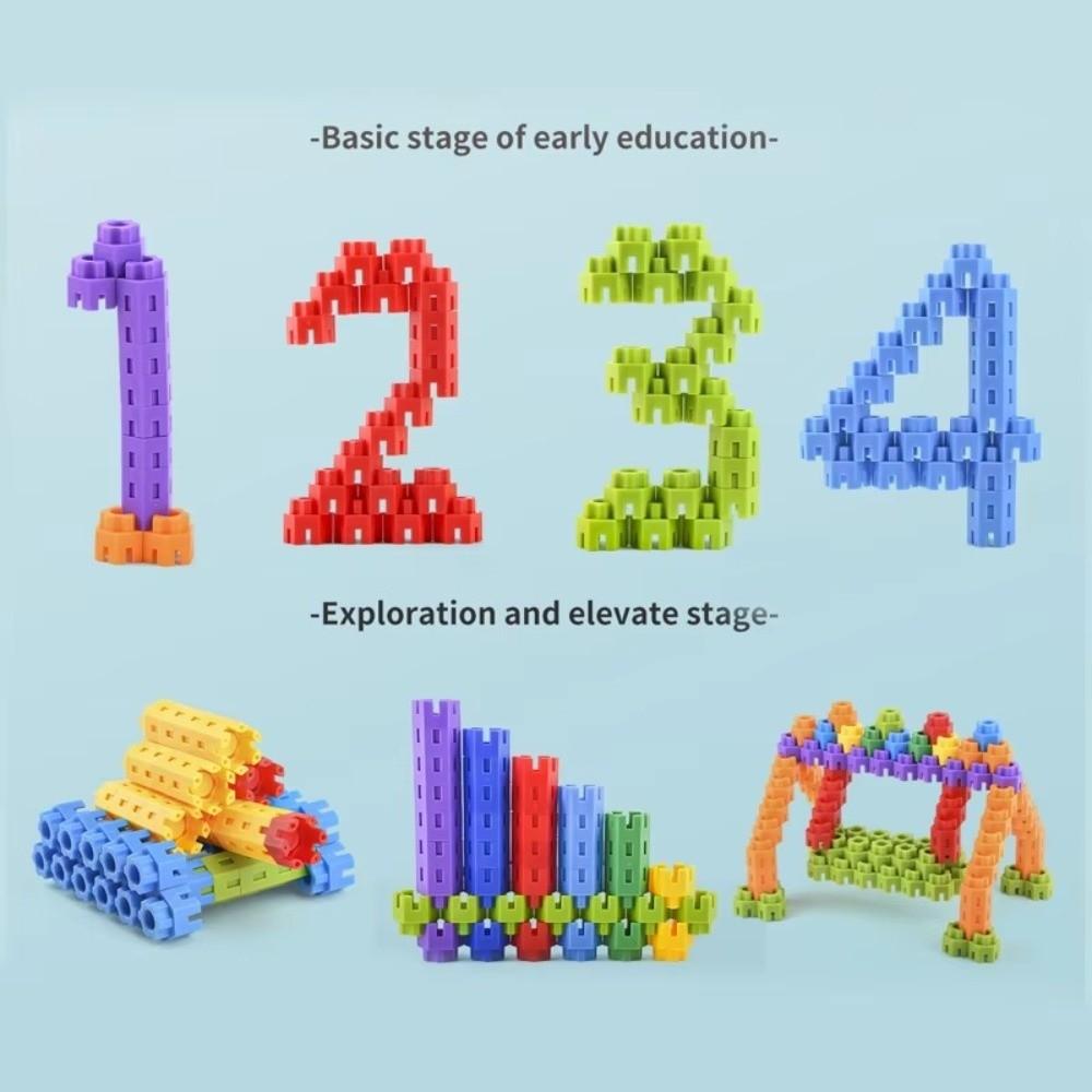 Splicing Building Blocks Colorful Large Particle Building Blocks Parent-child Interactive